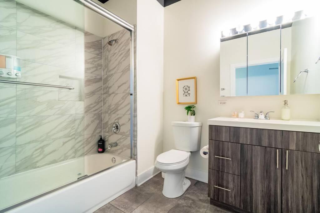Charming 2Br Apartment With Skyline View, Optional Parking & Gym Access Near Mccormick Place, Lakefront And Soldier Field Chicago