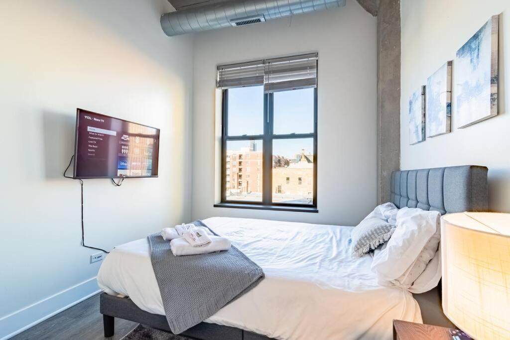 Apartment Charming 2Br Apartment With Skyline View, Optional Parking & Gym Access Near Mccormick Place, Lakefront And Soldier Field Chicago