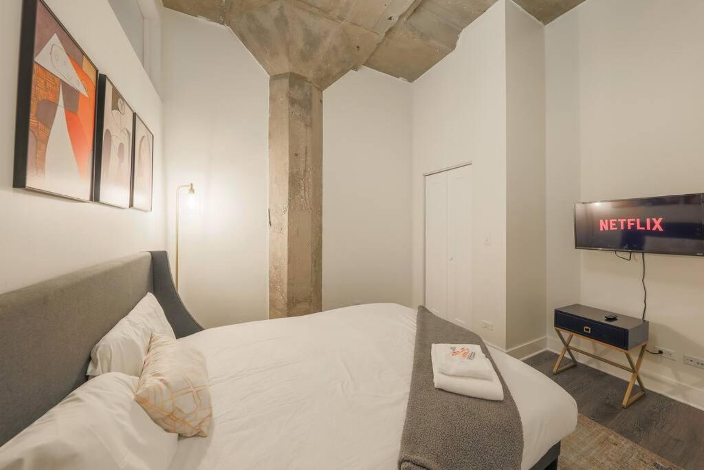 Spacious 2Br On Michigan Ave With Private Patio, Optional Parking & Gym Near Mccormick Convention Center, Soldier Field And Grant Park Apartment