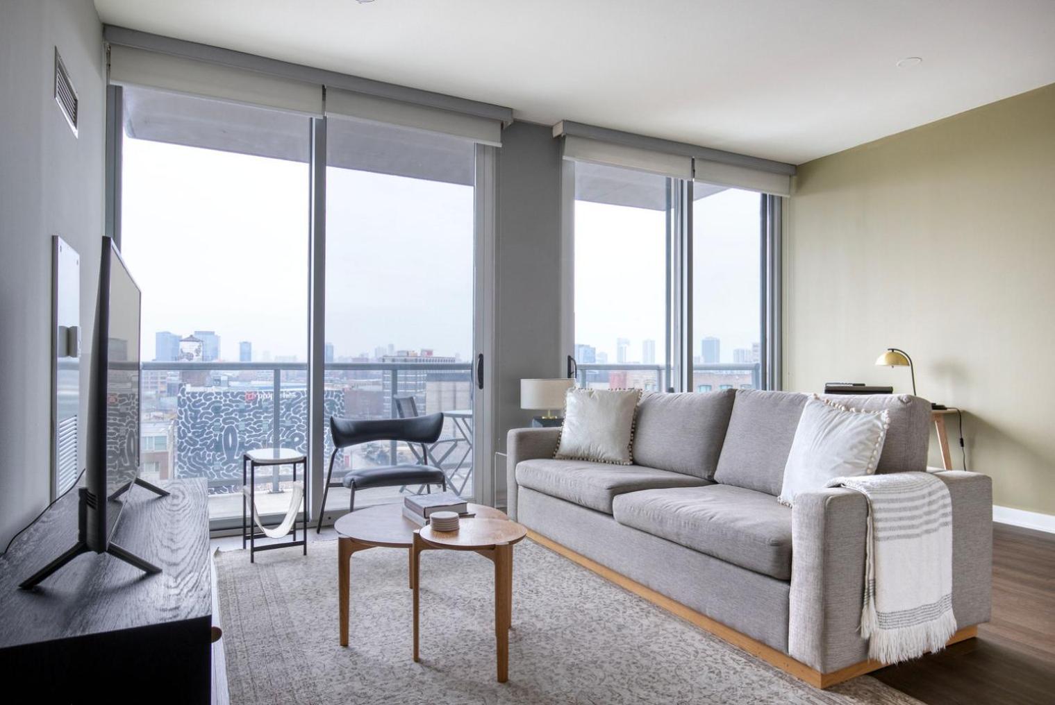River West 1br W Roofdeck Wd Nr Blue Line Chi-1023 Apartment *