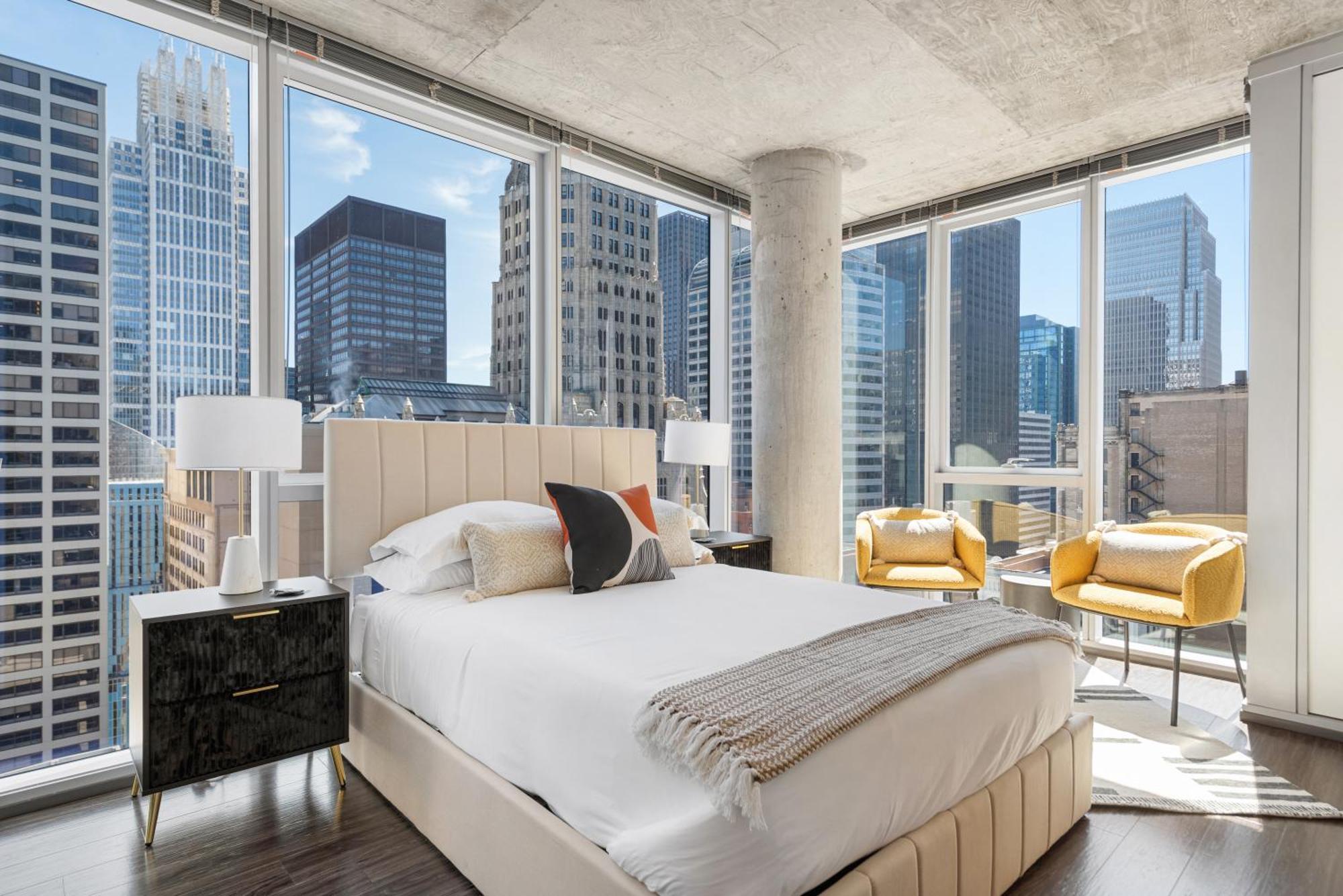 Apartamento Linea Luxury Living With Indoor Pool And Rooftop Views In The Loop