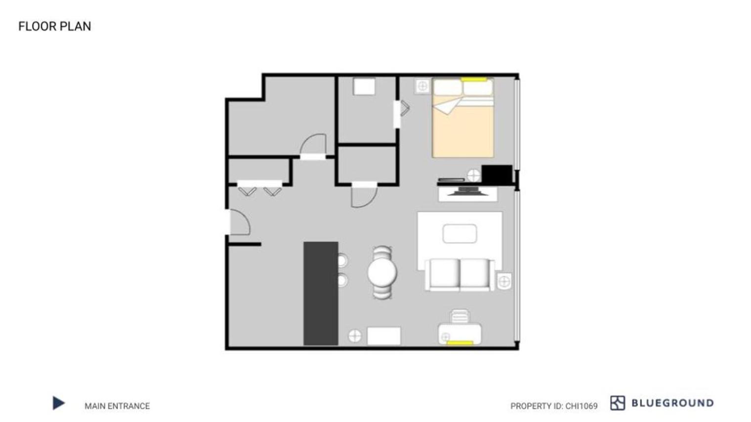 Apartment Blueground West Loop Roof Gym Grills Nr Park Chi-1069 *