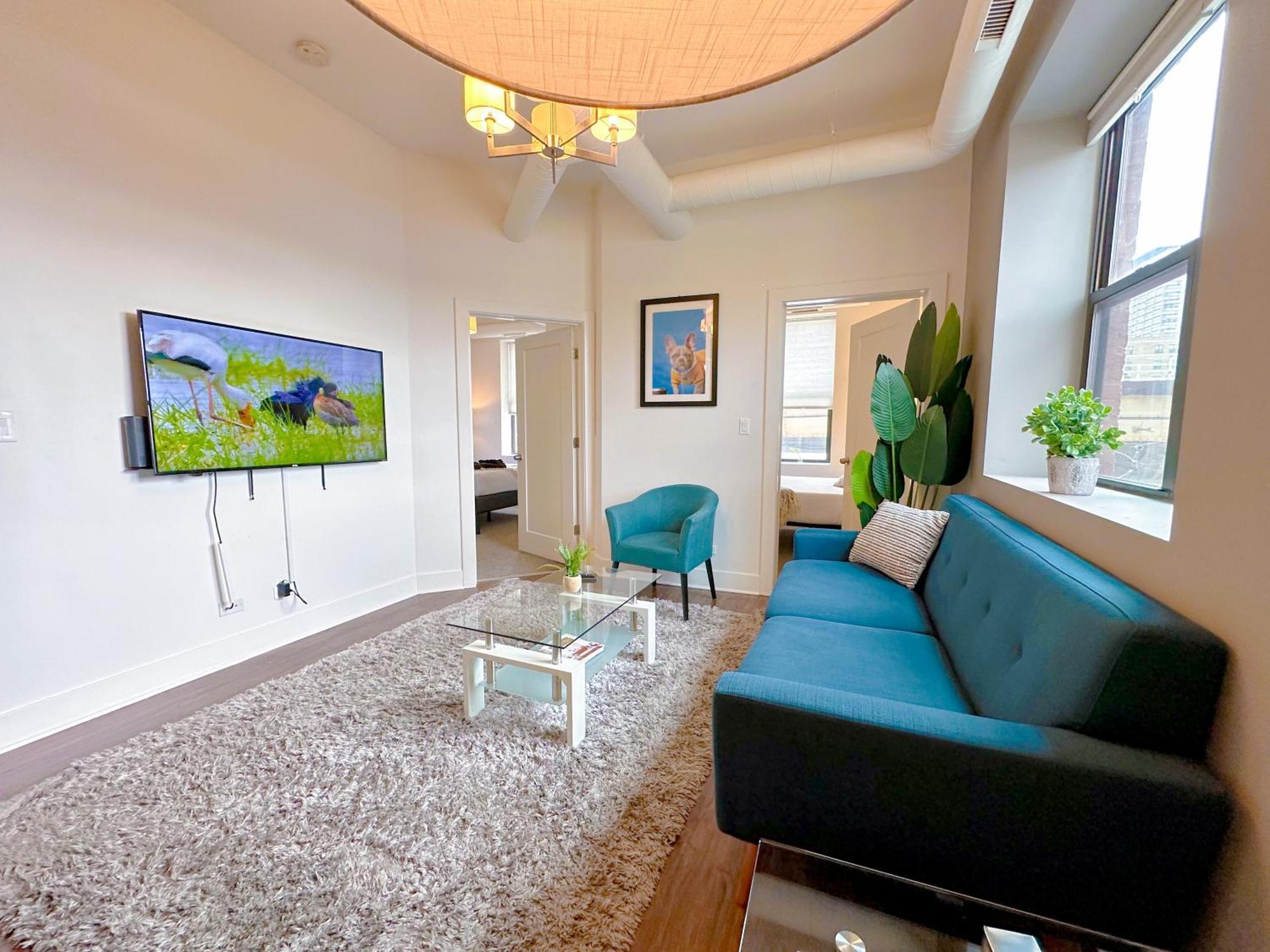 Apartment Cozy 420-Friendly 3Br City Retreat Near Mccormick Place, Grant Park And Soldier Field *