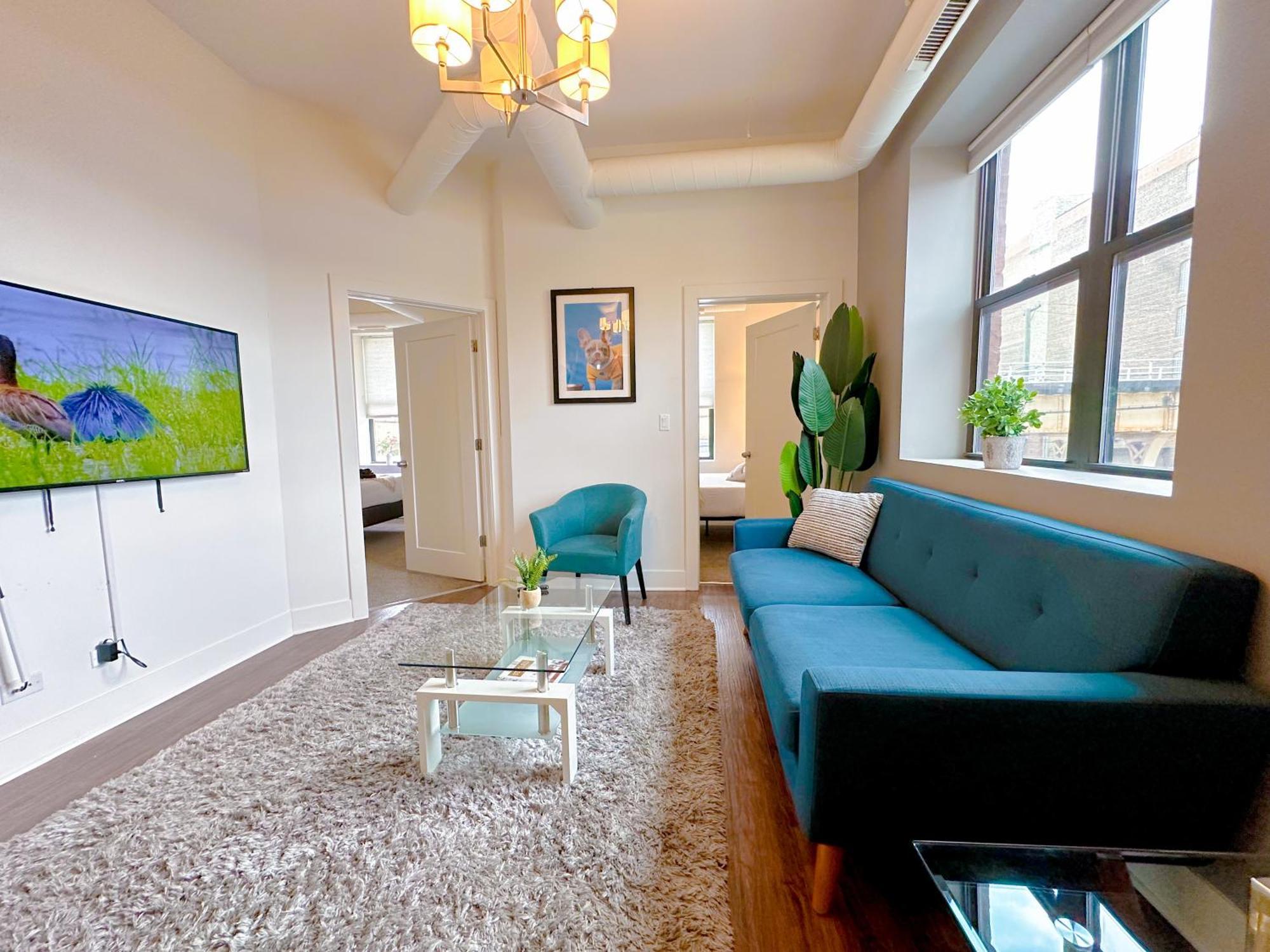 Cozy 420-Friendly 3Br City Retreat Near Mccormick Place, Grant Park And Soldier Field