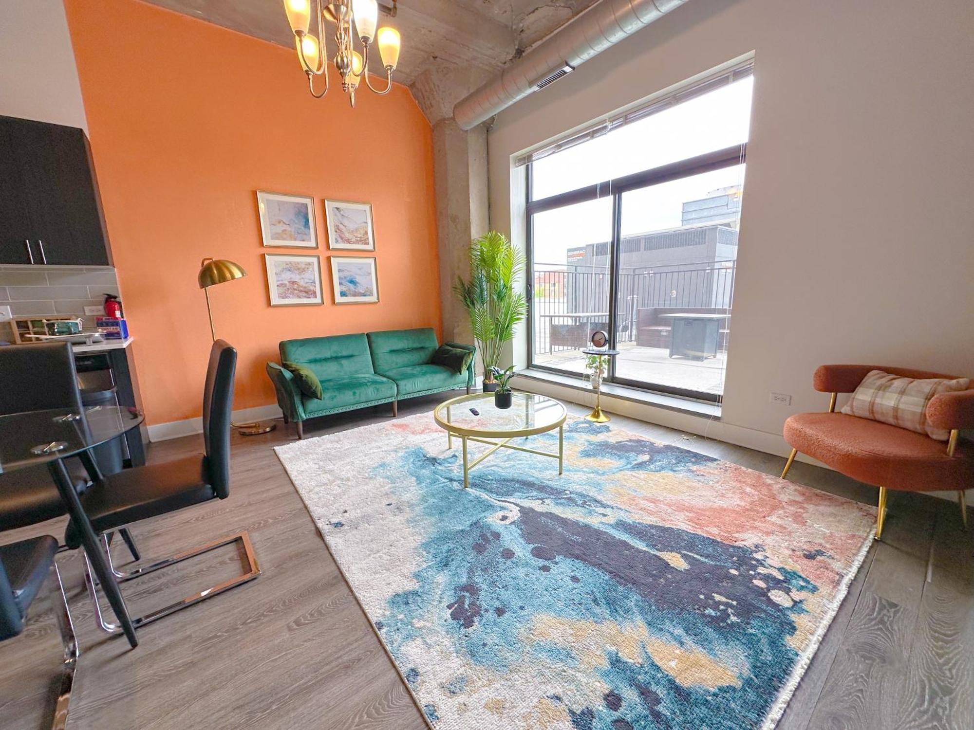 Modern South Loop 2Br Apartment With View Of Skyline Patio And Gym Access Near Mccormick Place Convention Center & Museum Campus *