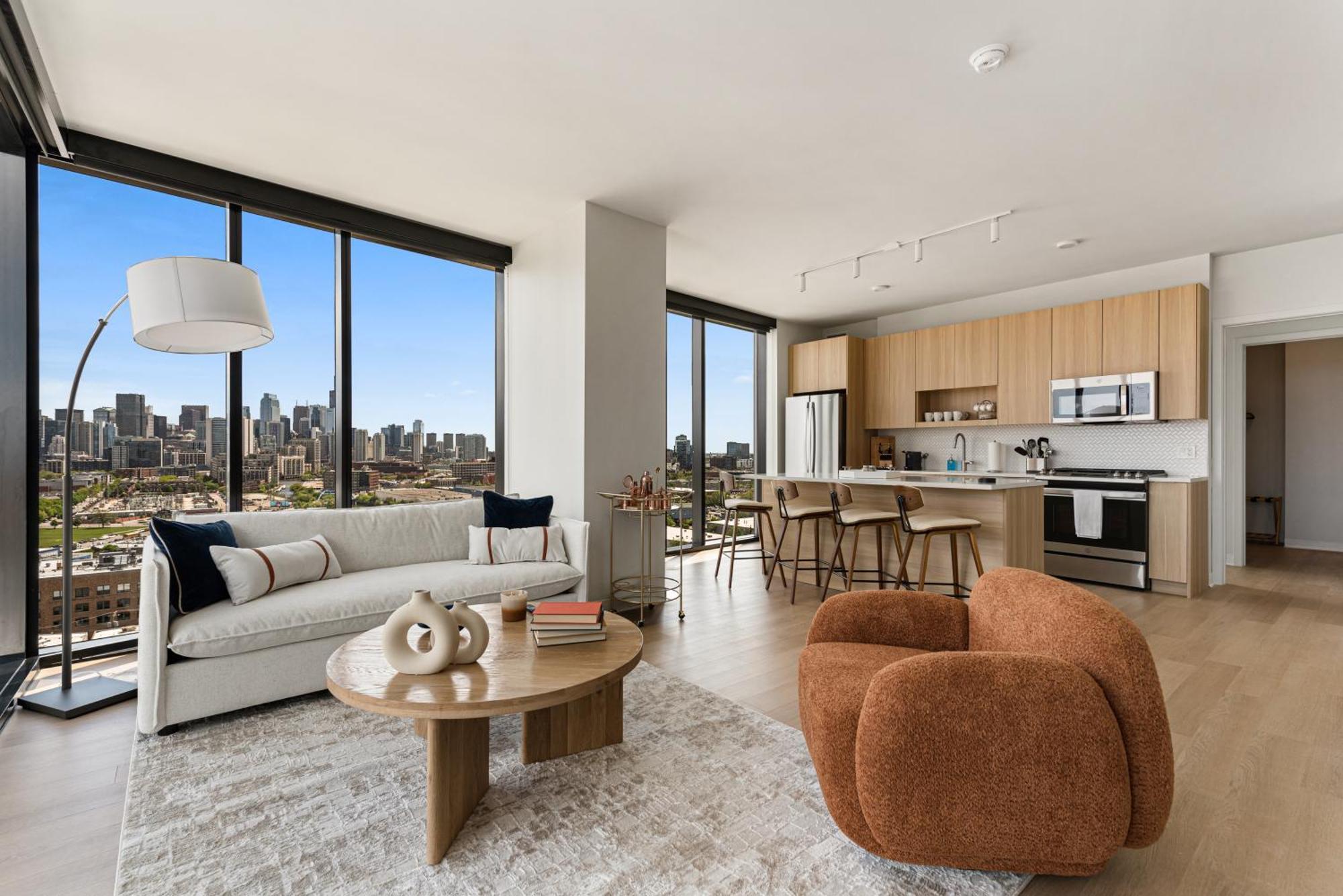 Appartement Foundry Unmatched Skyline Views At Lincoln Park
