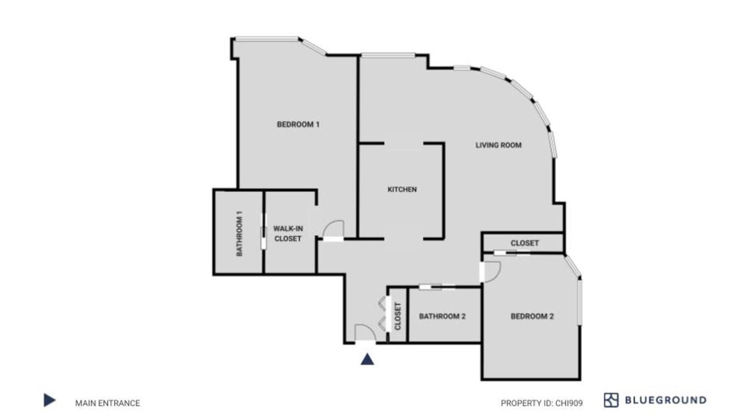 Apartment Streeterville 2br W Gym Pool Ohio St Chi-909 *