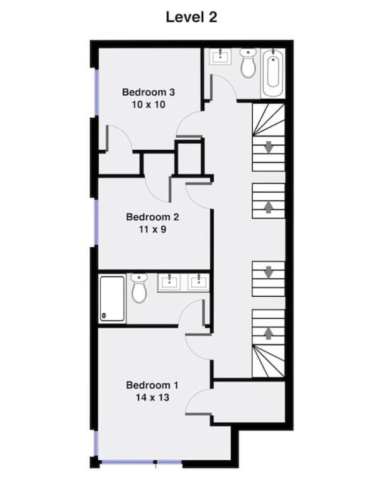 Breathtaking Chi Unit In River North With Rooftop Deck - Penthouse A - Sleeps 11 Appartement