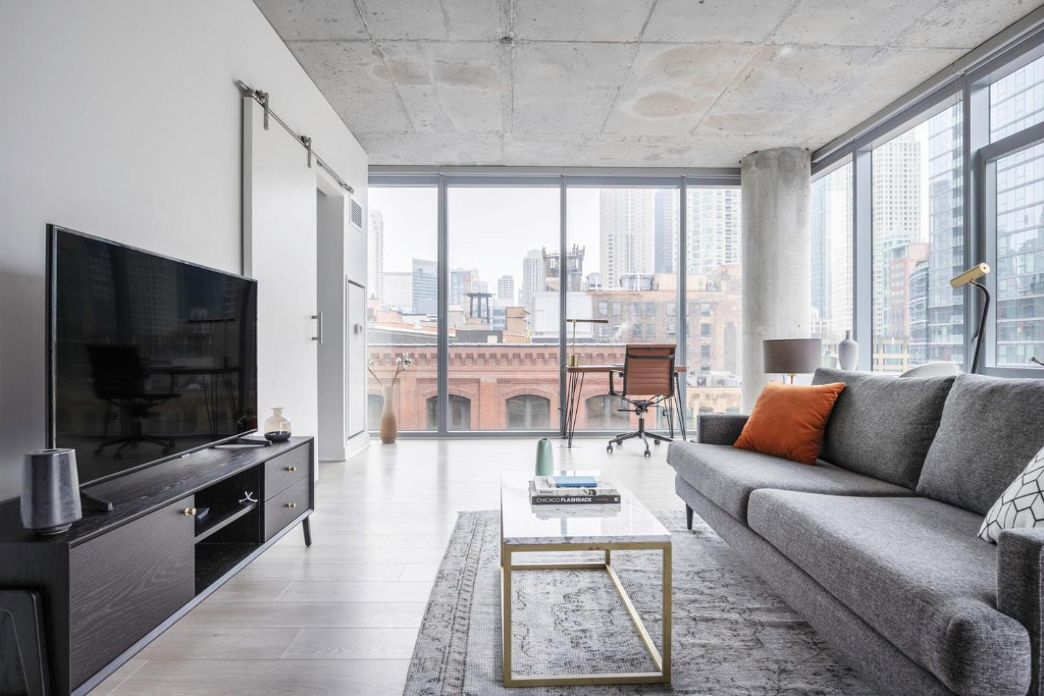 Blueground River N Gym Pool Nr Riverwalk Chi-150 Apartment Chicago