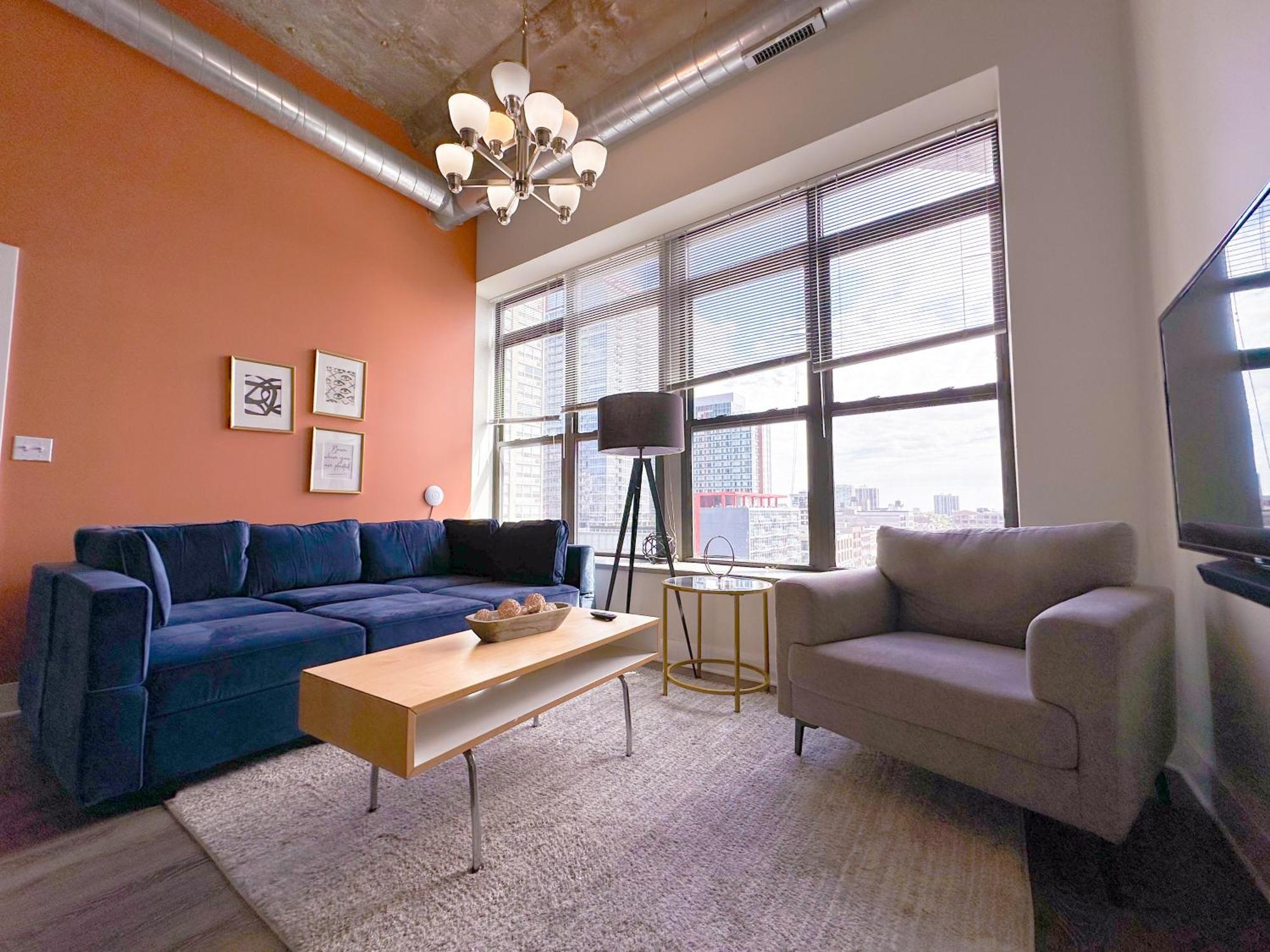 Modern 2Br Stay In South Loop With Optional Parking & Gym Access Near Museum Campus & Grant Park Apartment