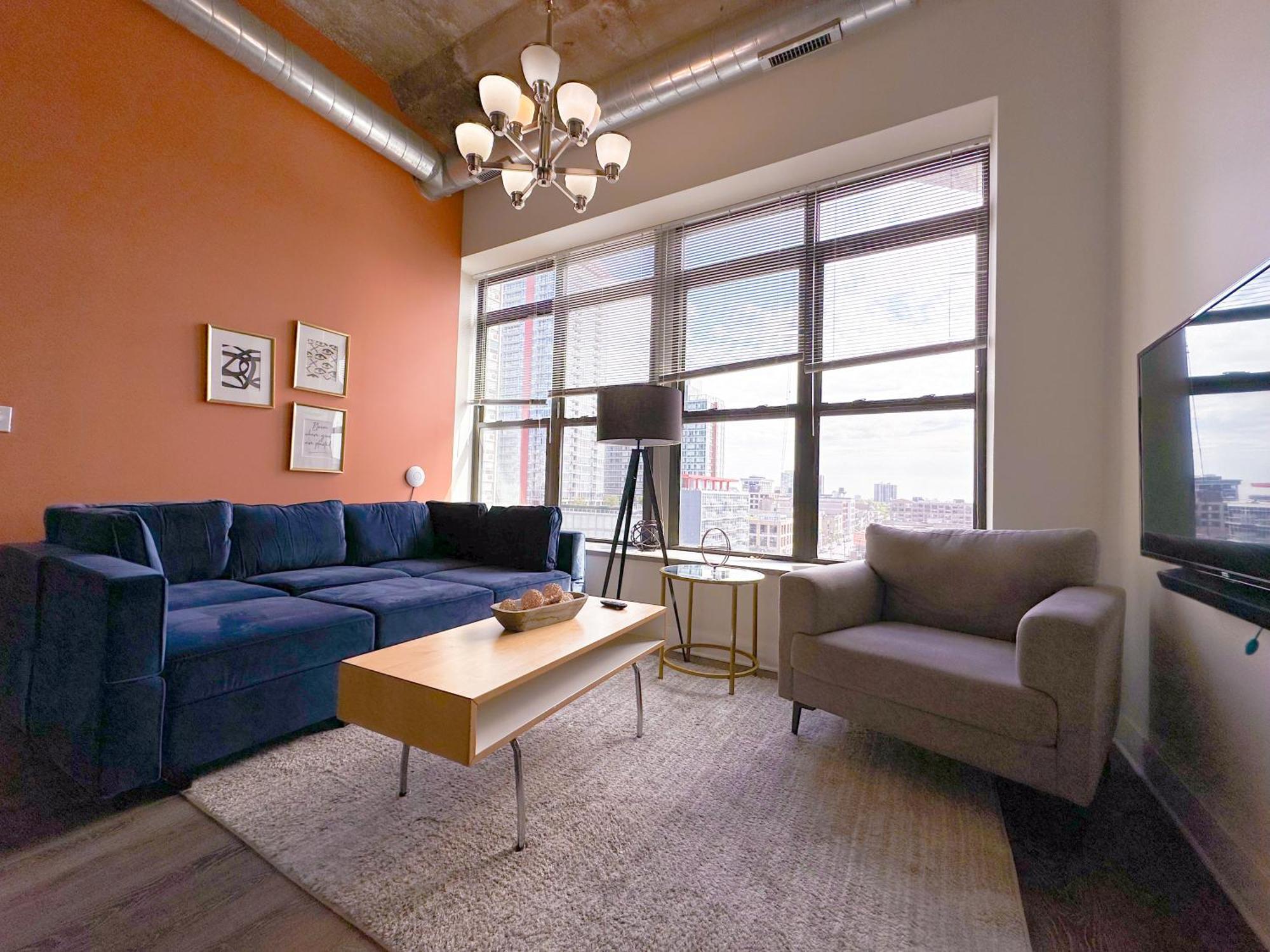 Modern 2Br Stay In South Loop With Optional Parking & Gym Access Near Museum Campus & Grant Park Apartment *