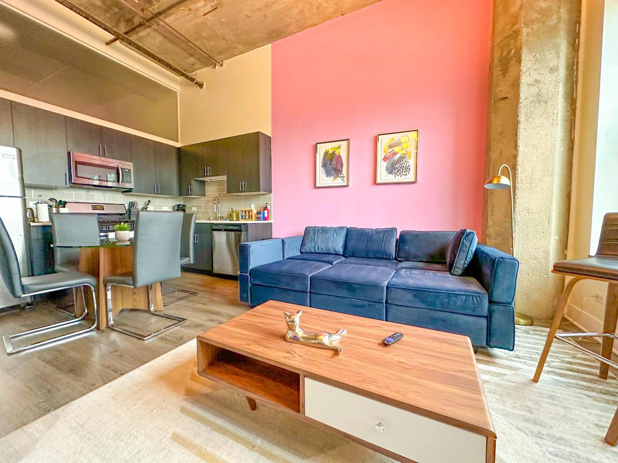 Modern 2Br Loft With Amazing City Skyline View And Optional Parking For 8 Guests Near Mccormick Place And Soldier Field Apartamento Chicago