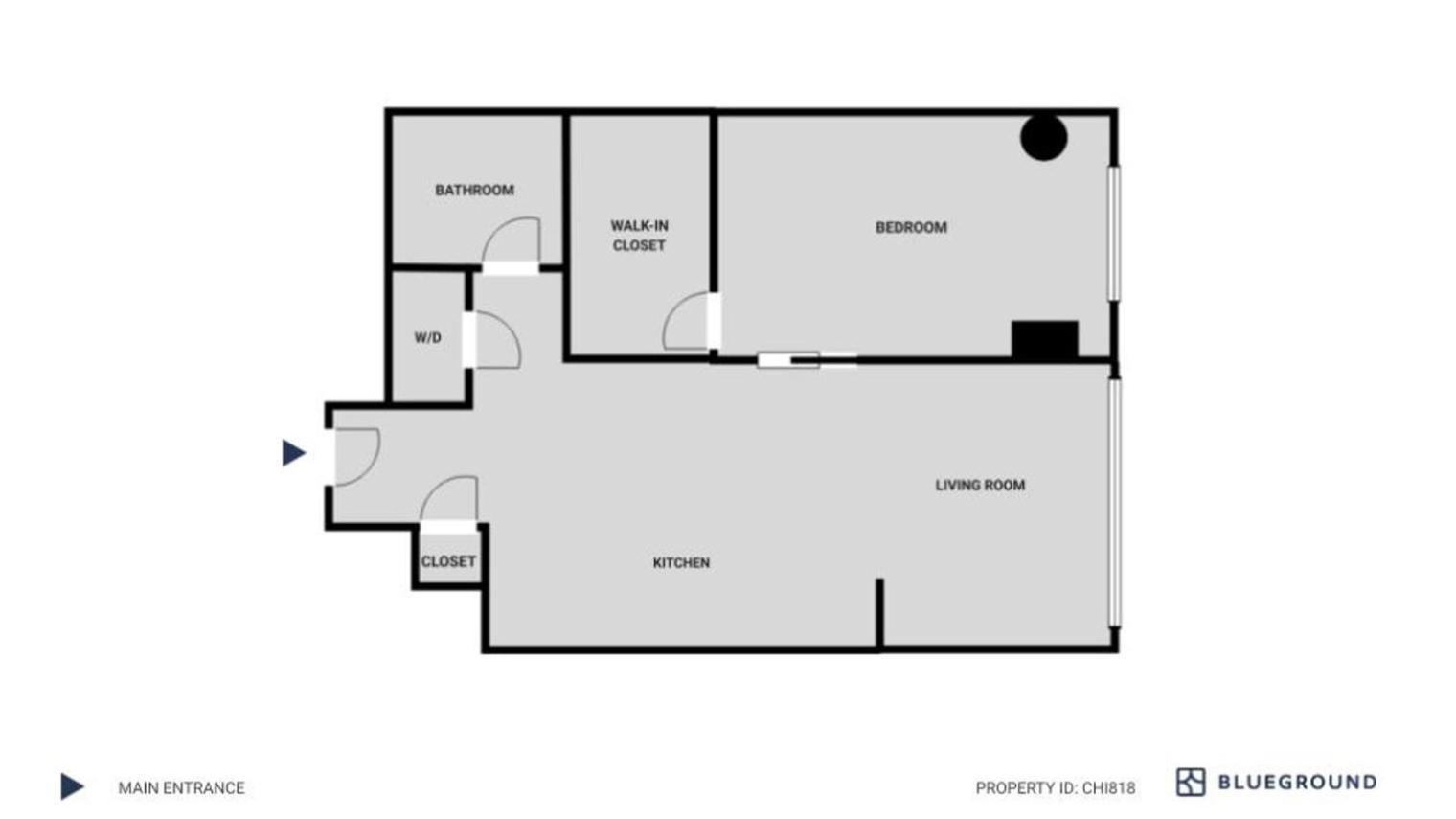 River North 1br W Gym Pool Roof Nr Riverwalk Chi-818