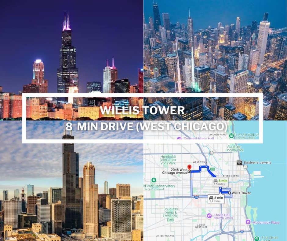 4-bedroom Luxury With Rooftop & Skyline Views Appartement Chicago