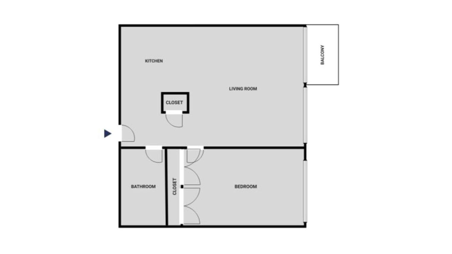 Blueground River North Pool Doorman Wd Chi-1092 *