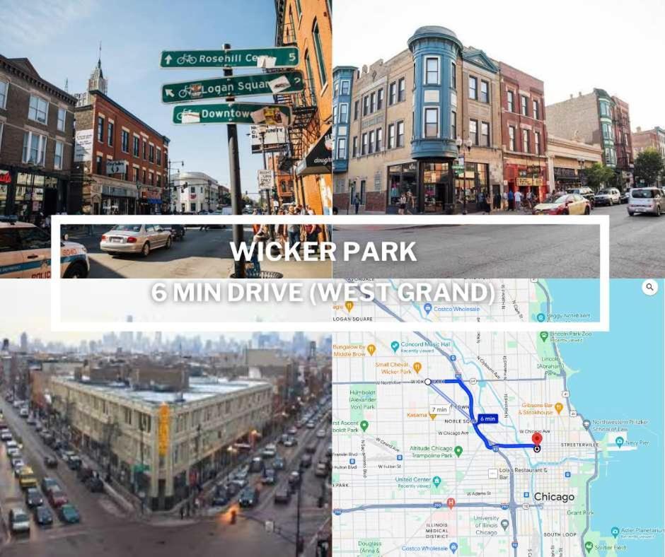 Chic 2br 2ba With Balcony - River North Apartamento
