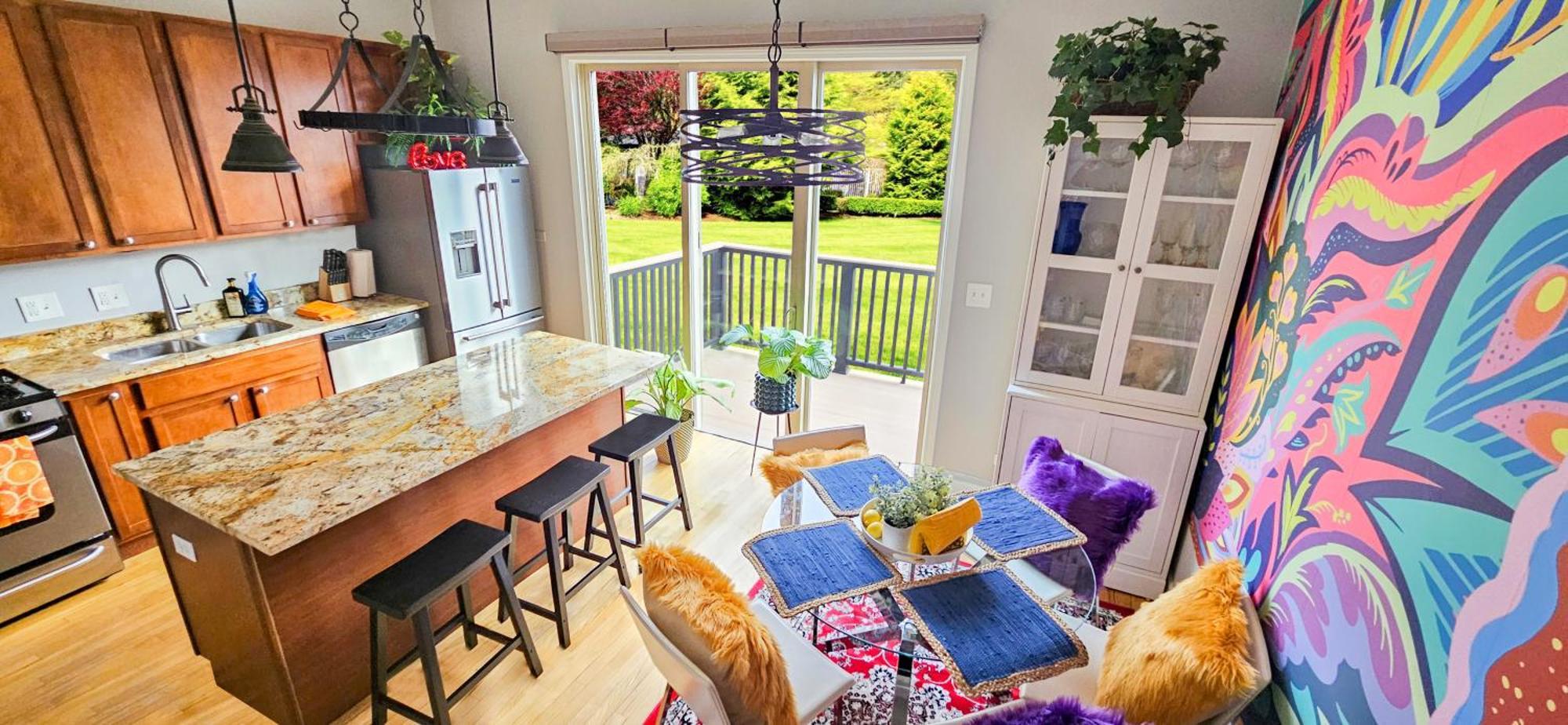 Art Downtown Fulton Market Entire 3 Bedroom Sleep10 Private Garage Roof Ev Tesla Holiday home