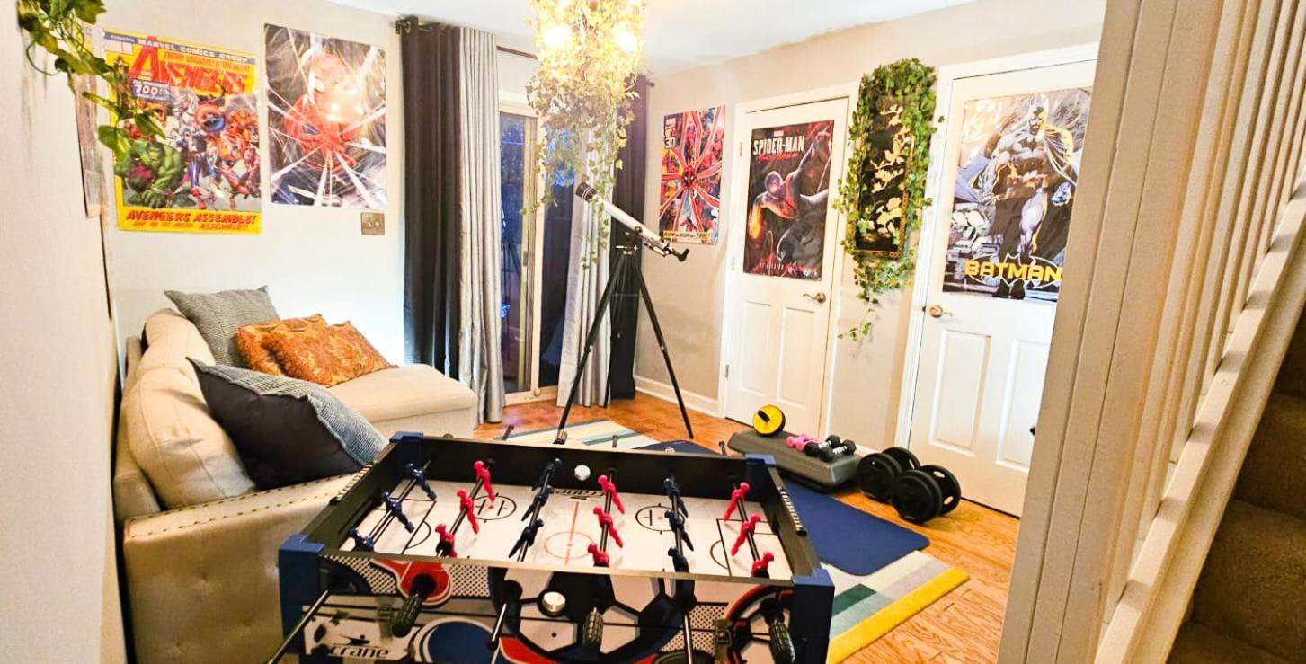 Art Downtown Fulton Market Entire 3 Bedroom Sleep10 Private Garage Roof Ev Tesla Casa de Férias Chicago