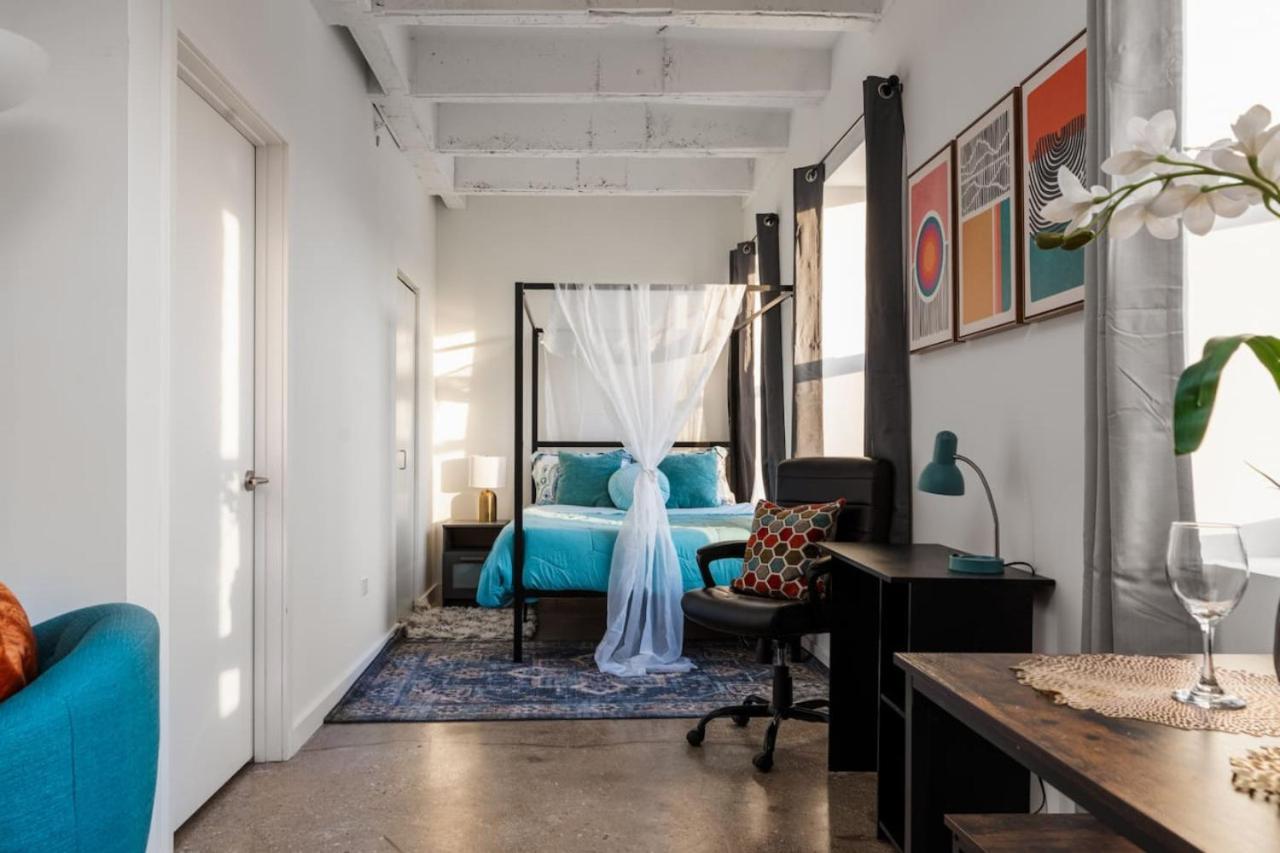 Apartamento Sunny Modern Loft Montrose Rooftop Wfh Gym *