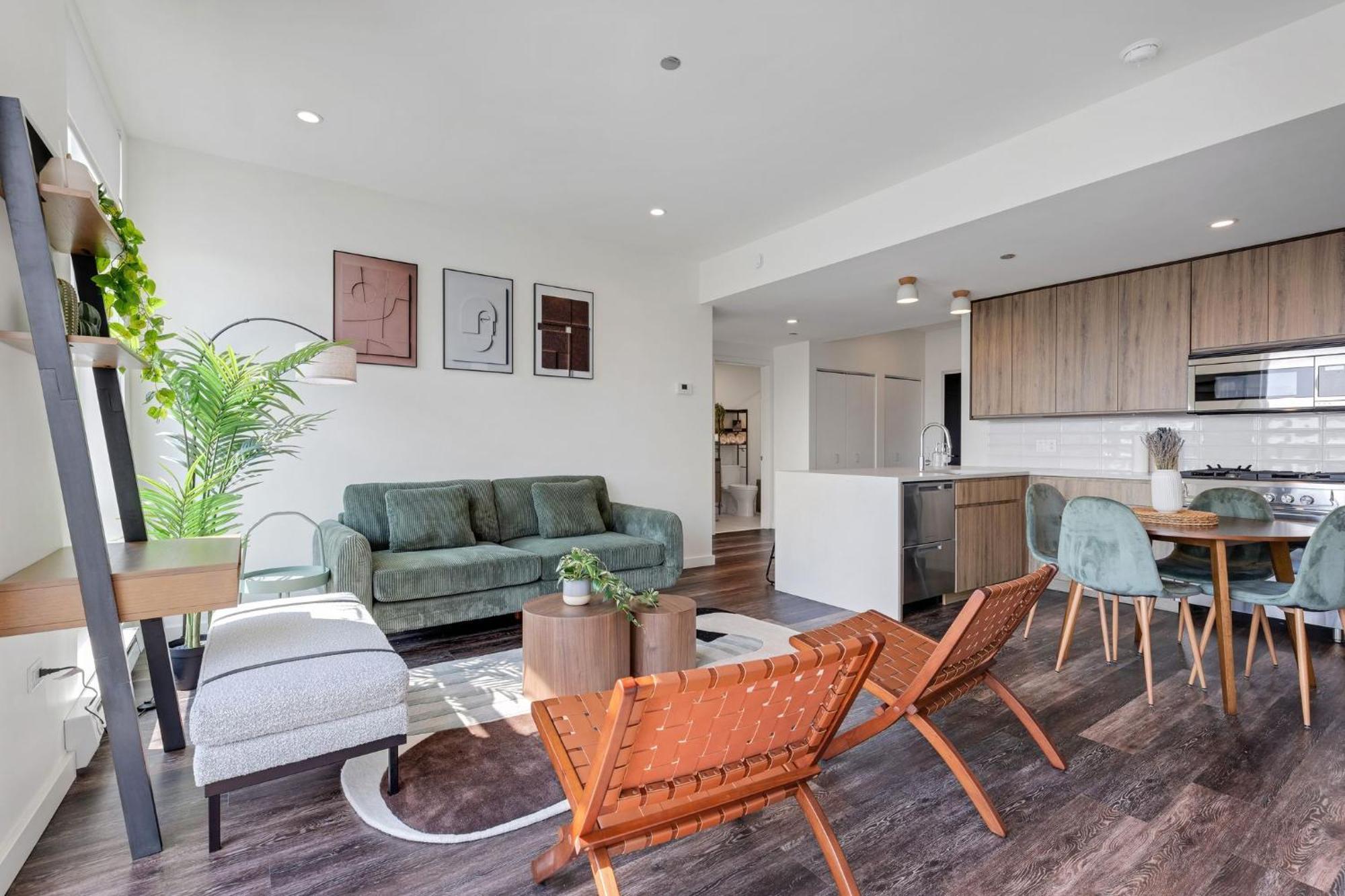 Apartamento Luxurious 3bd Penthouse L Private Patio L Gym L Stunning Rooftop