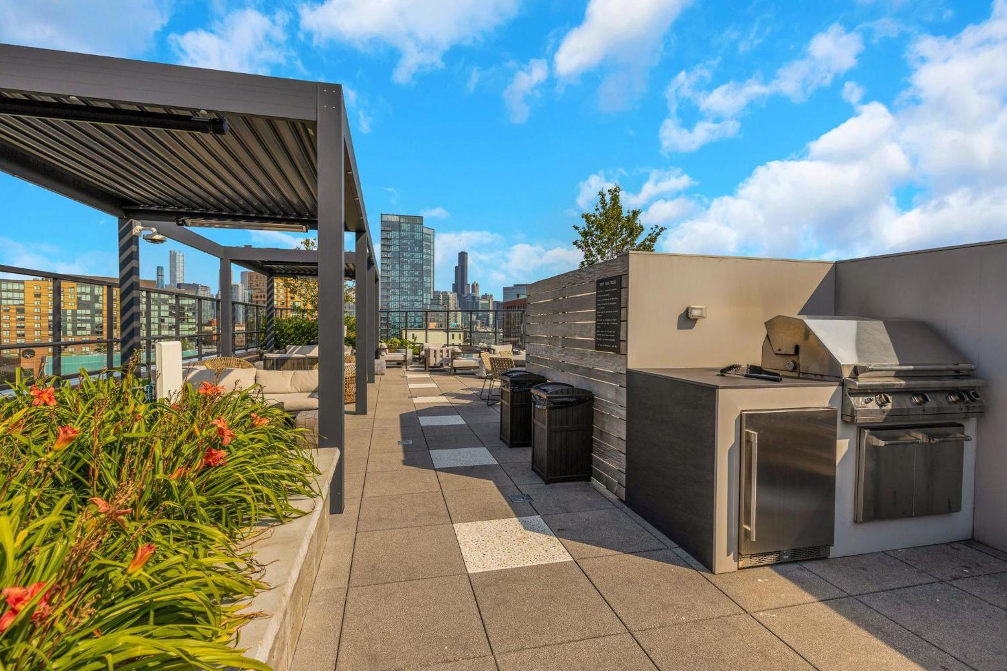 Apartamento Luxurious 3bd Penthouse L Private Patio L Gym L Stunning Rooftop Chicago