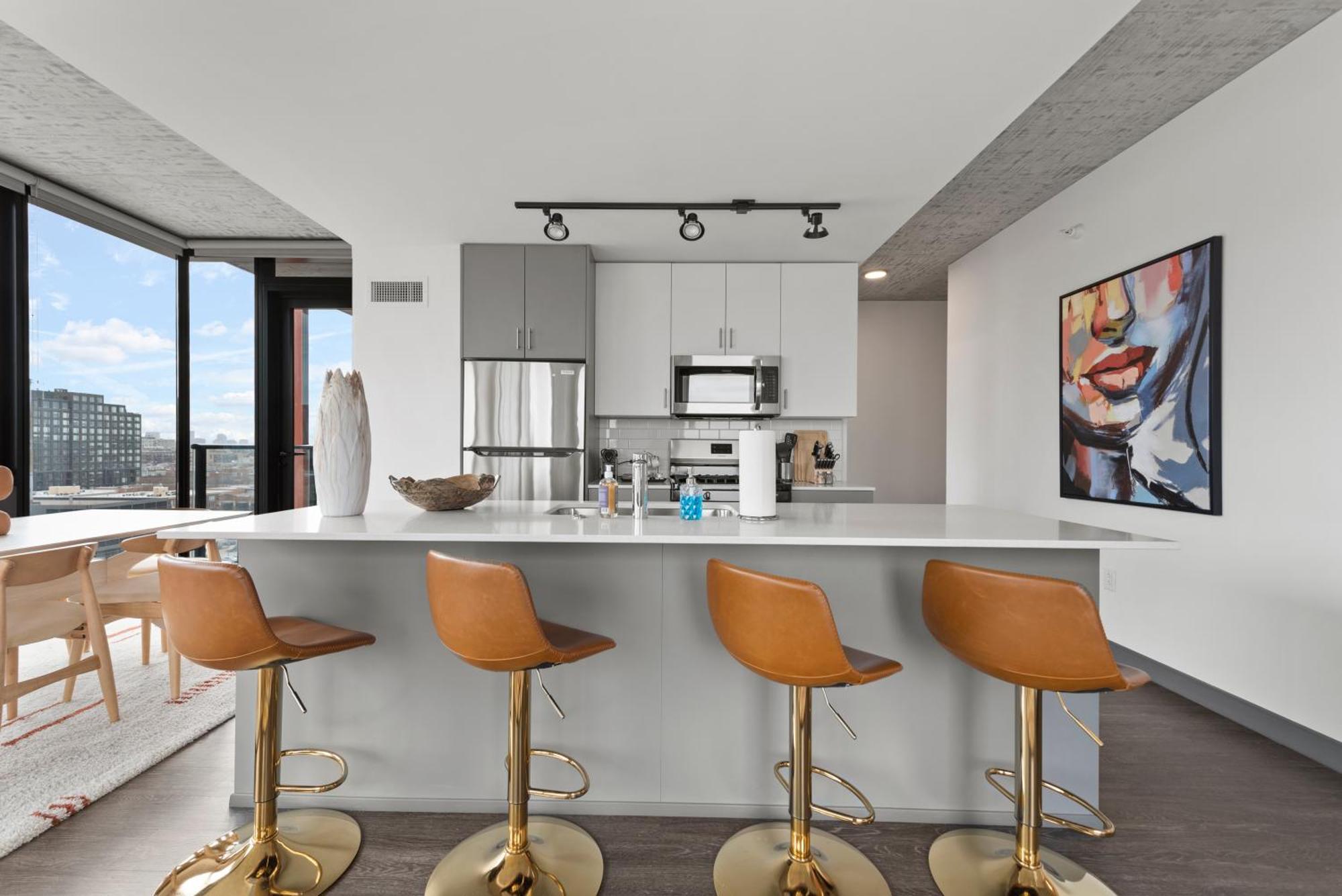 Apartment Fulbrix Bright Designer With West Loop Views Chicago