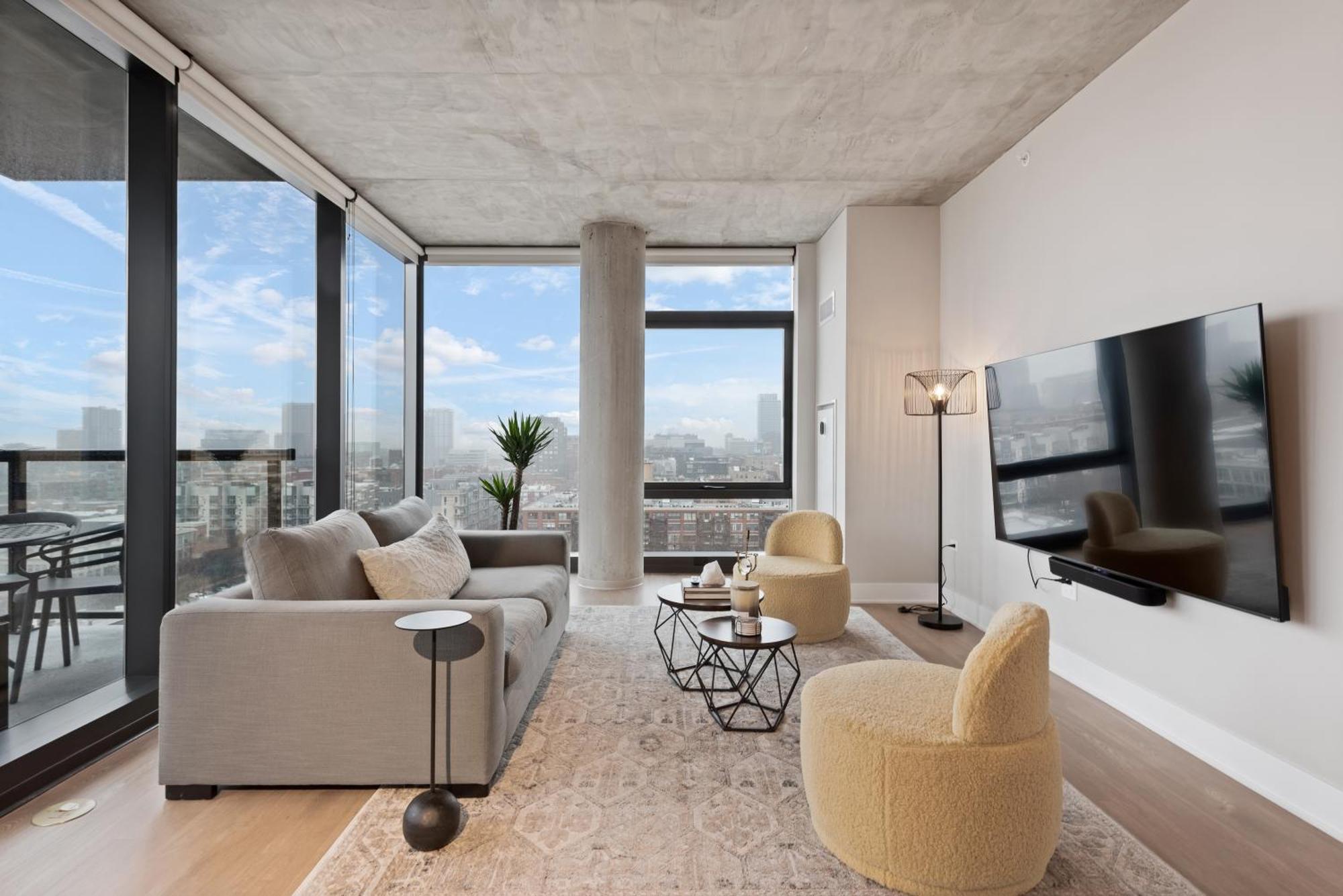 Apartment Sage Modern Near Union Park In West Loop Chicago