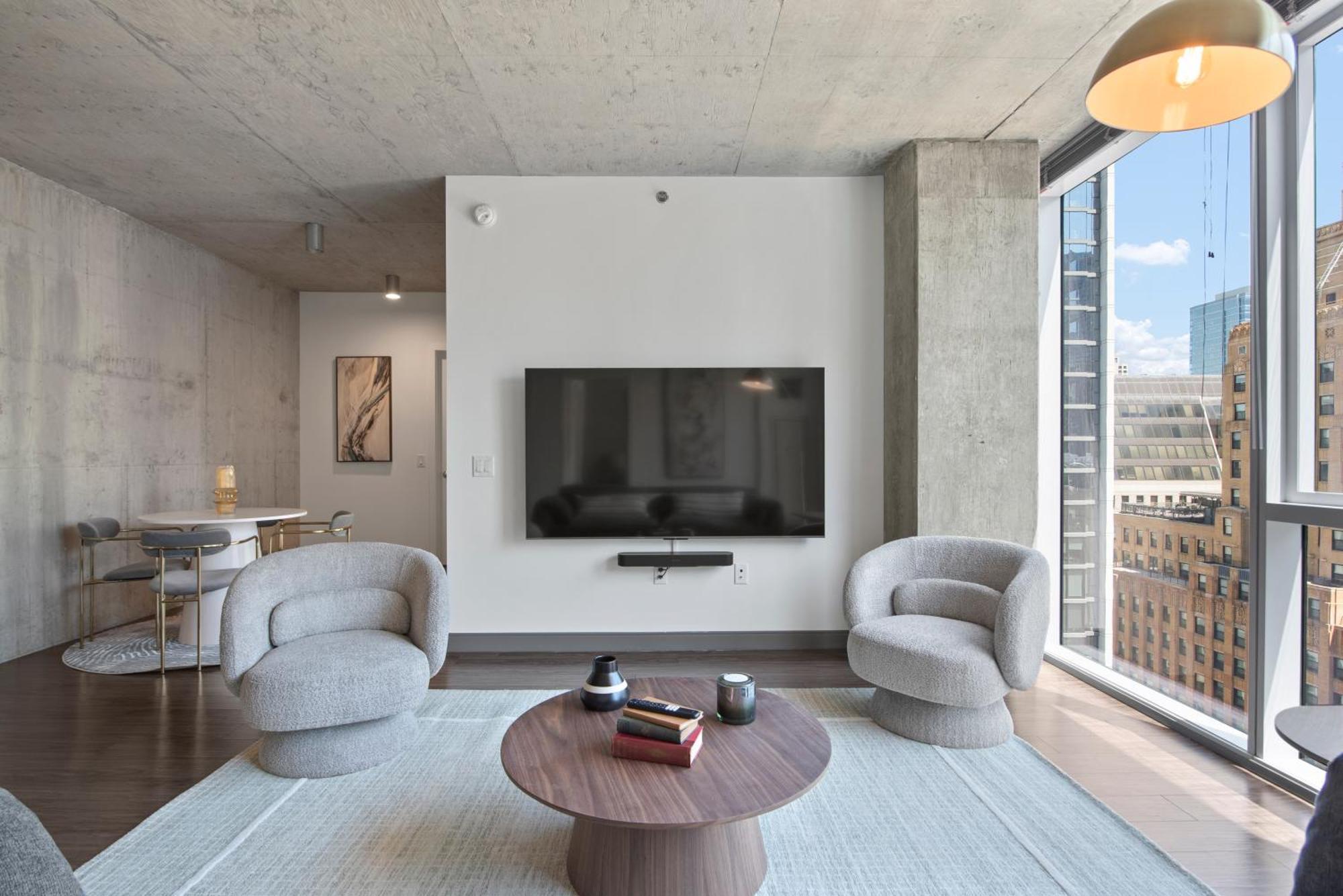 Apartamento Linea Luxury Living With Indoor Pool And Rooftop Views In The Loop *