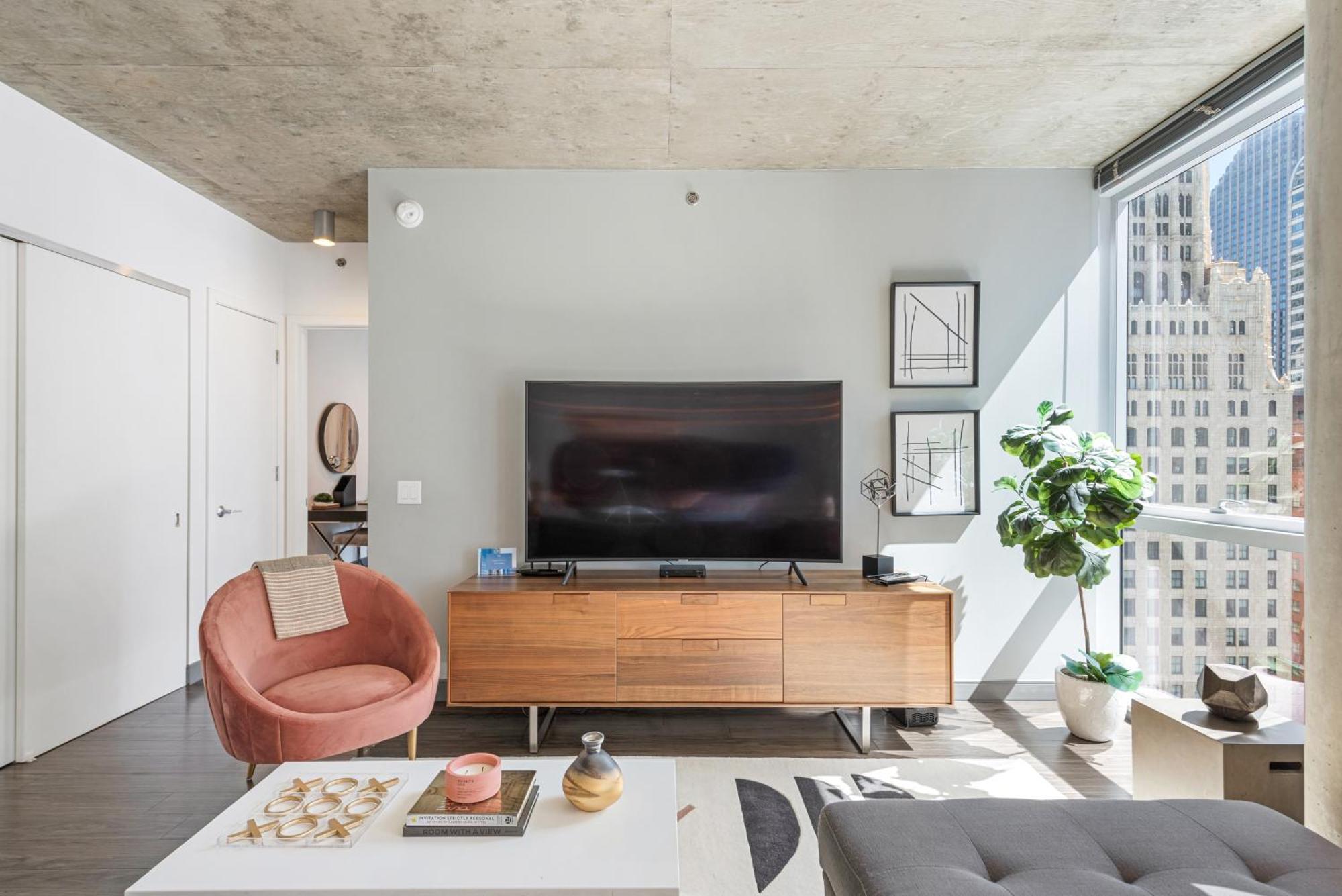 Apartamento Linea Luxury Living With Indoor Pool And Rooftop Views In The Loop