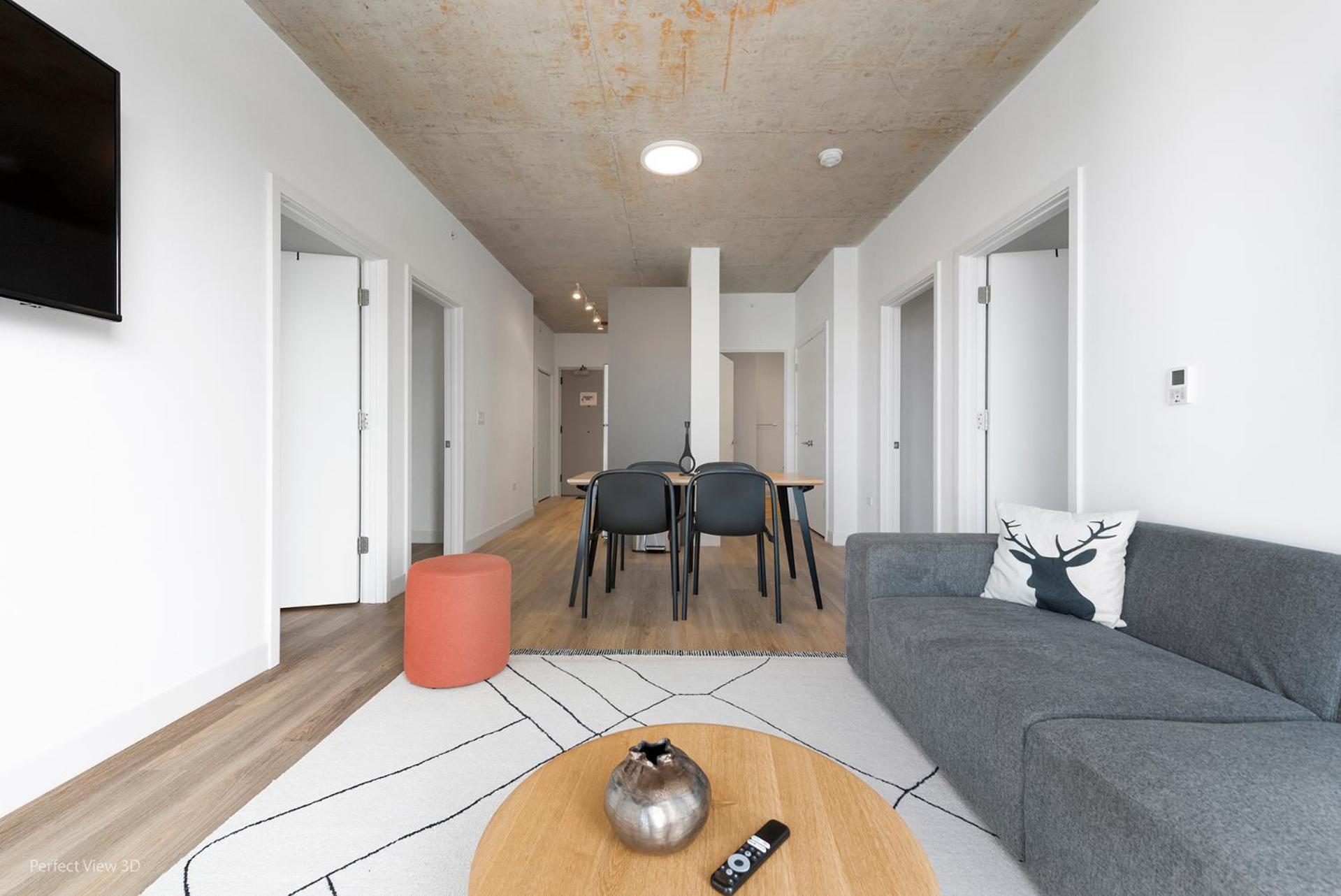 Post Getaway Ideal 4br For Groups Apartment *