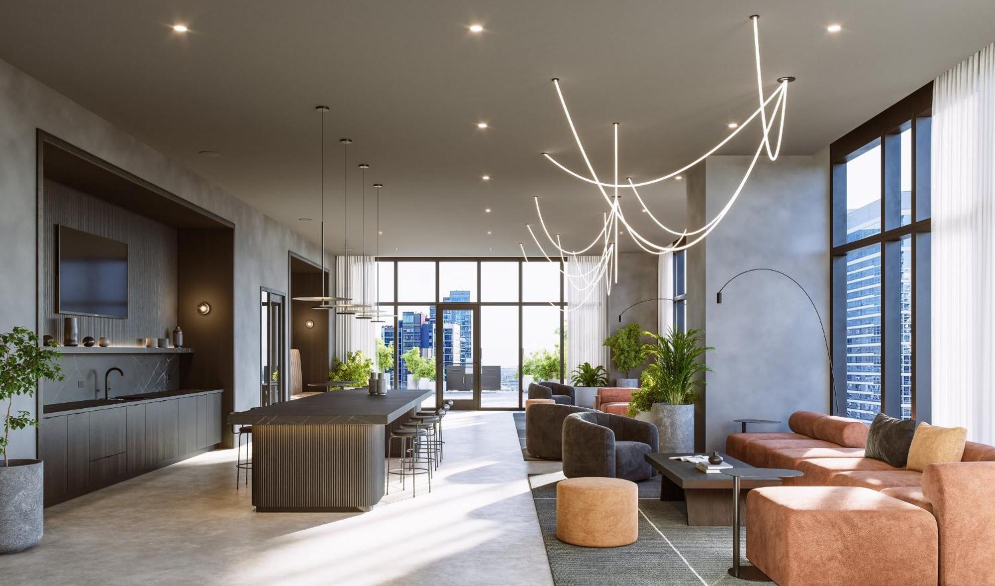 Lux 3 Bed 3 Bath High Rise With Gym & Amenities Apartamento