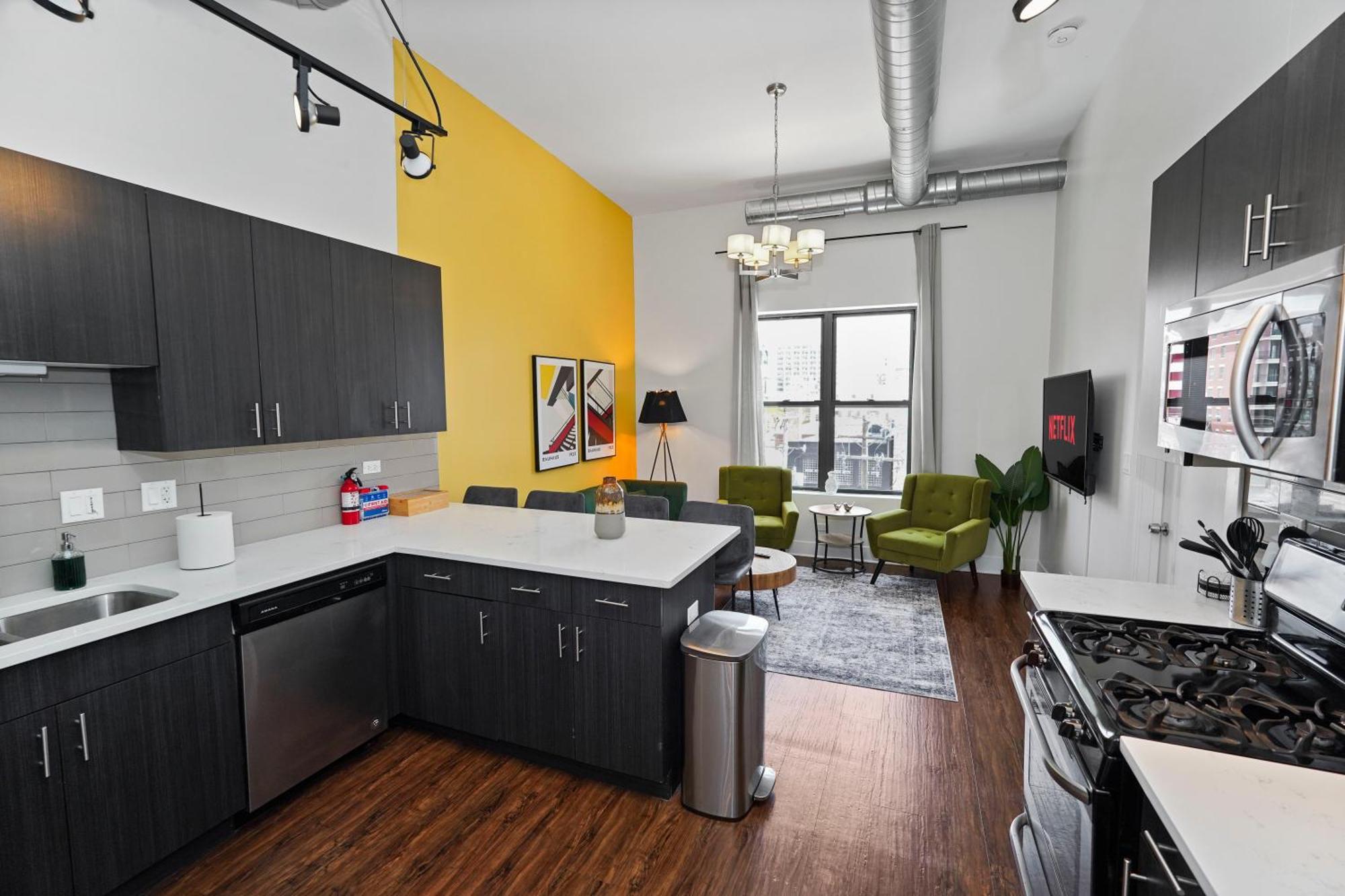 Apartment Modern 3Br South Loop Stay Near Mccormick Place & Soldier Field Walk To Downtown