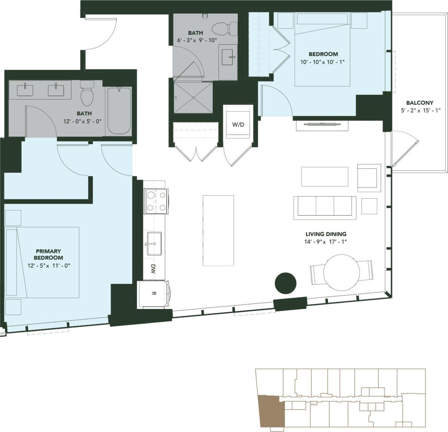Appartement Foundry Unmatched Skyline Views At Lincoln Park *