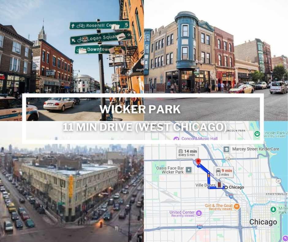 Apartment Luxury 2bd-2ba View-gym-rooftop Chicago