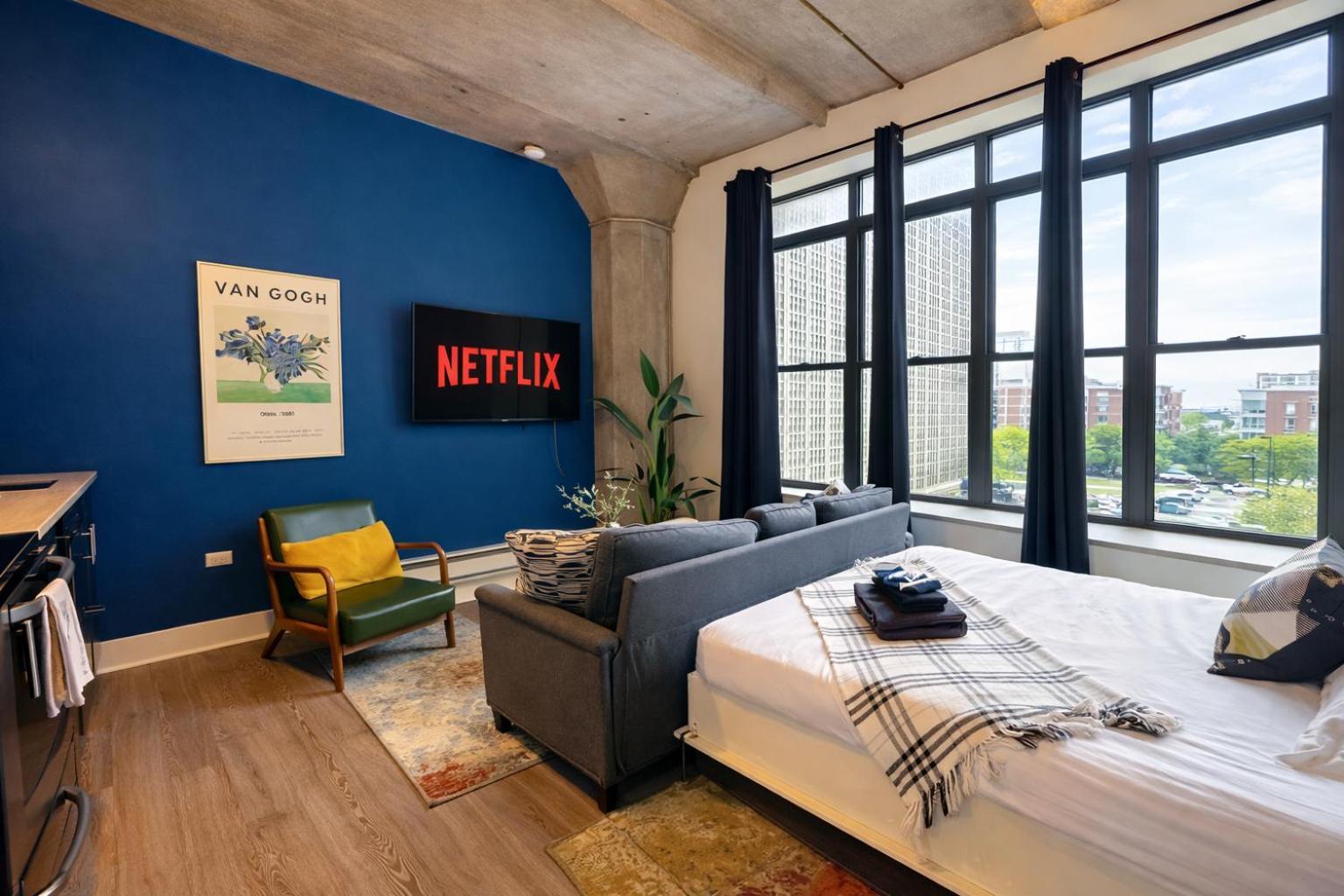 Elegant South Loop With Optional Parking And Gym Access Walk To Mccormick Place & Field Museum Chicago