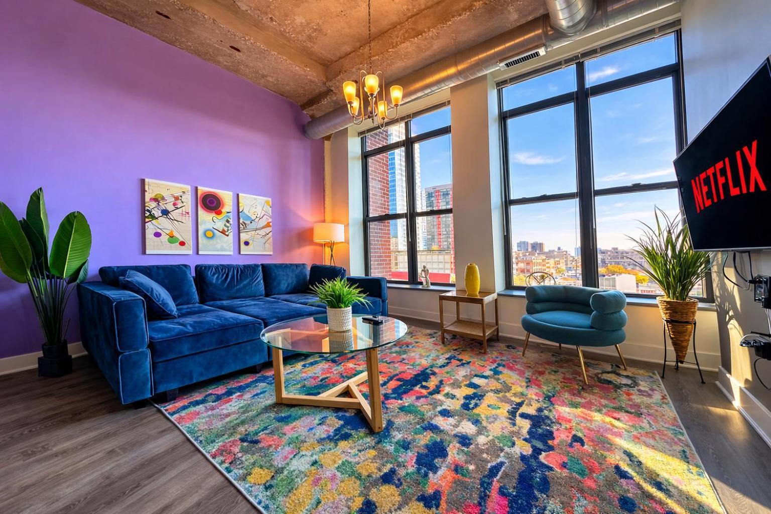 Modern And Bright 2br On Michigan Ave With Optional Parking And Gym Access Near Soldier Field & Grant Park Apartment *