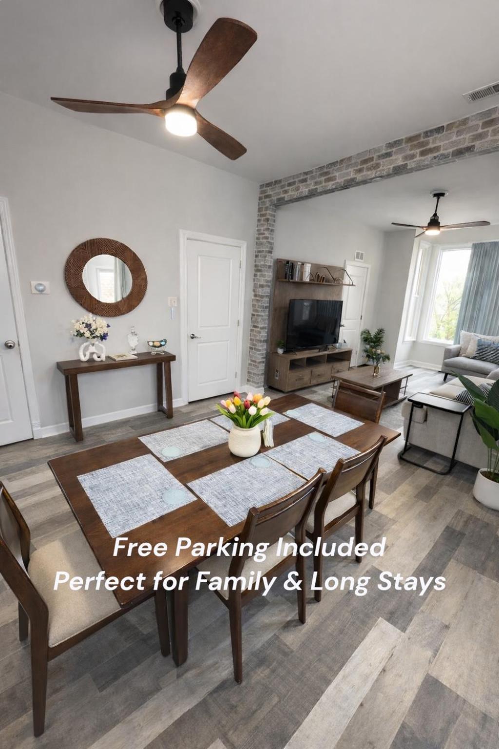 Stylish 2bedroom W Games & Free Parking *