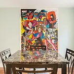 Modern Townhouse With Contemporary African Art