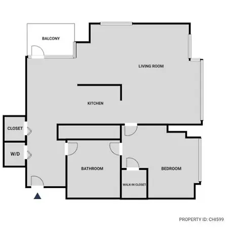 Apartment Loop 1br W Gym Pool Lounge 1 Block From L Chi-599 *