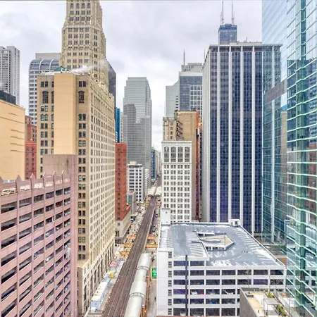 Apartment Loop 1br W Gym Pool Lounge 1 Block From L Chi-599 *