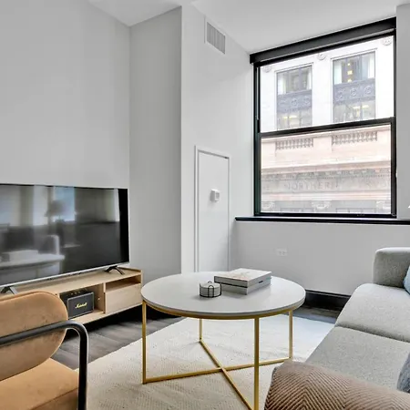 Loop 2br W Gym Pool Wd Nr Willis Tower Chi-832 Apartment *