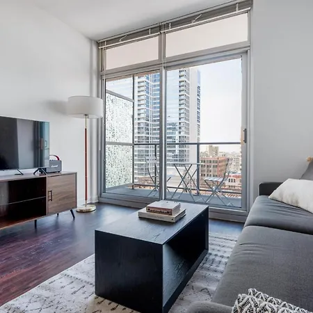 South Loop 1br W Gym Lounge Nr Grant Park Chi-848 *
