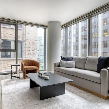 Loop 1br W Gym Pool Lounge 1 Block From L Chi-696 Apartment