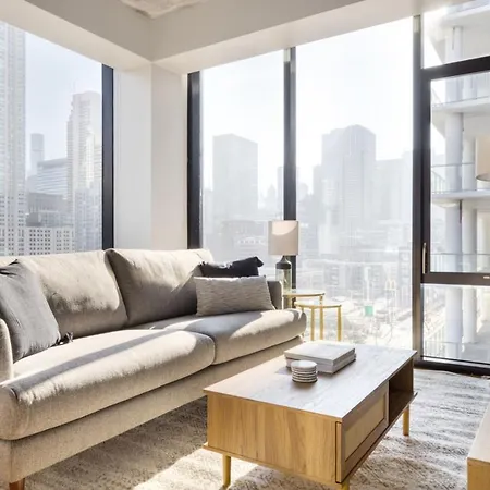 Apartment River North 1br W Gym Lounge Roof Nr Riverwalk Chi-901 Chicago