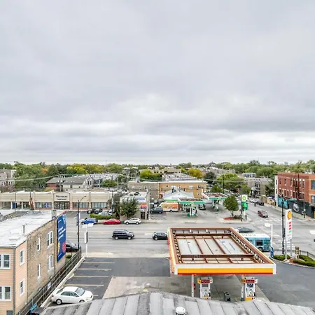 Logan Sq 1br W Roof Gym 1 Block To L Chi-479 * Chicago