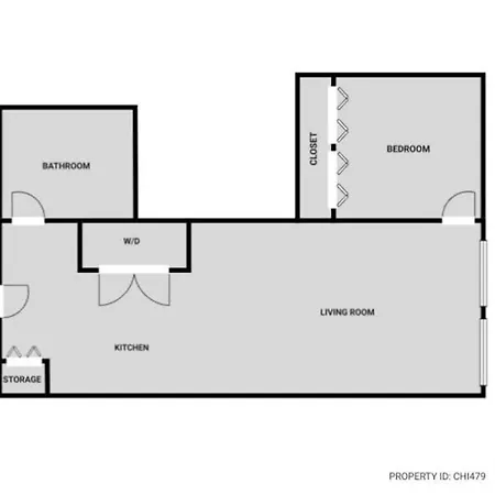 Logan Sq 1br W Roof Gym 1 Block To L Chi-479 *