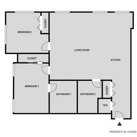 Loop 2br W Gym Pool Wd Nr Willis Tower Chi-830 Apartment *