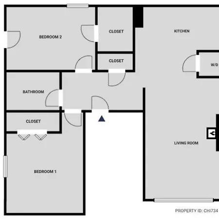 Apartment Lakeview 2br W Wd Bbq Nr Belmont L Chi-734 Chicago