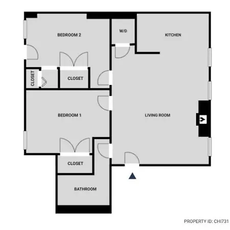 Apartment Lakeview 2br W Wd Bbq Nr Belmont L Chi-731 *