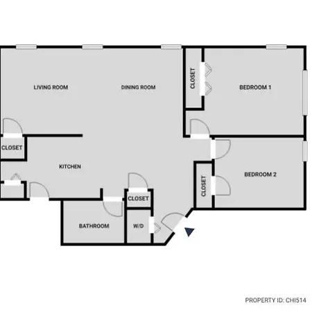 Lakeview 2br W Courtyard Wd 2 Blocks To L Chi-514 Chicago